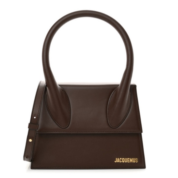 Jacquemus Smooth Calfskin Chocolate Brown Le Grand Chiquito - Picture 1 of 8